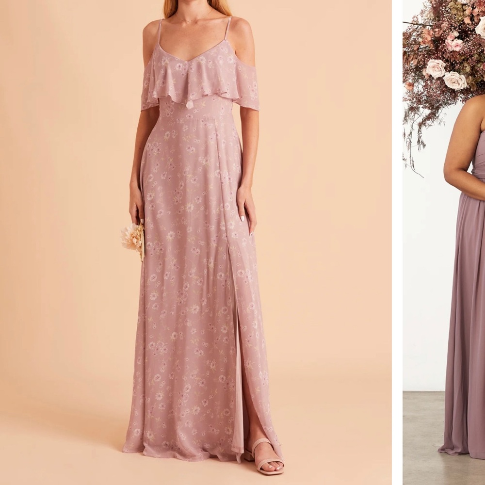 Birdy Grey Jane Convertible Dress in mauve floret - Size M